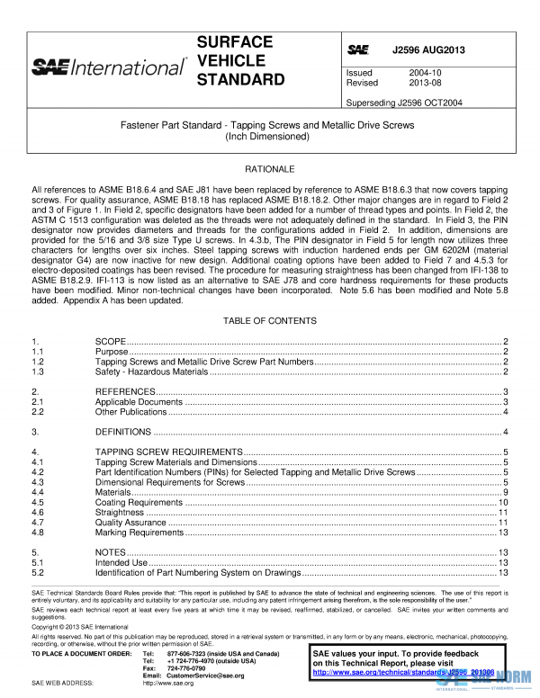 SAE J 2596 Series PDF