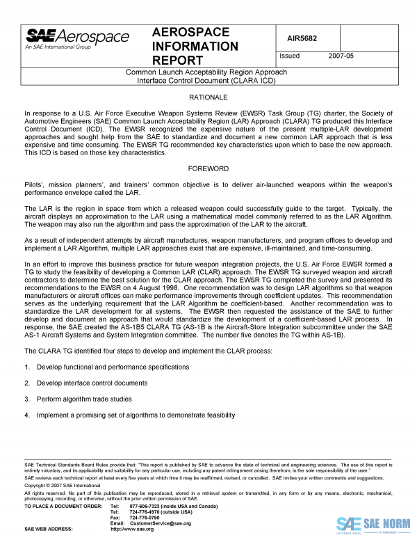 SAE AIR 5682 Series PDF