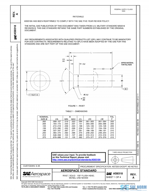 SAE AS 9318 Series PDF