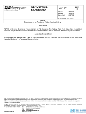 SAE AS 7110/7 Series PDF