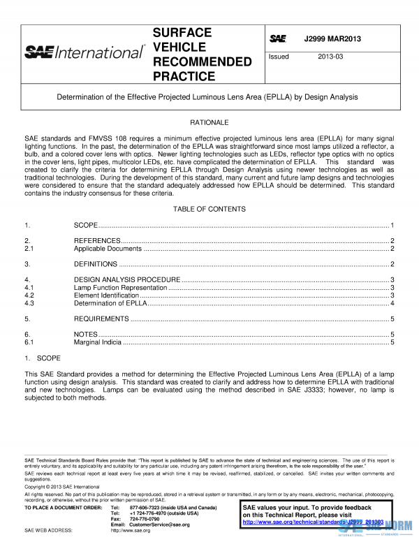 SAE J 2999 Series PDF