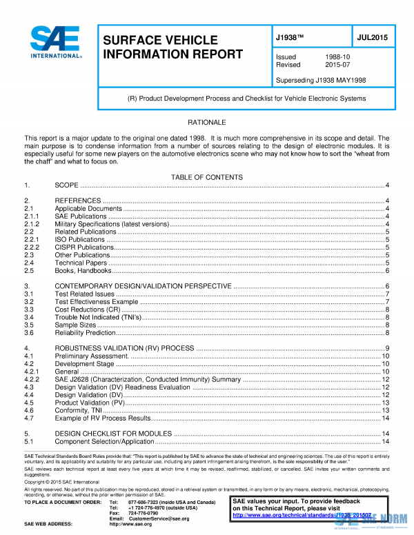 SAE J 1938 Series PDF