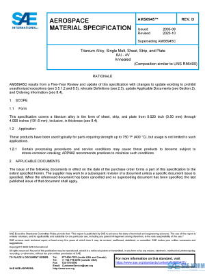 SAE AMS 6945 Series PDF