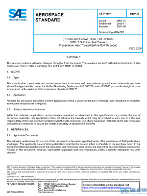 SAE AS 7479 Series PDF