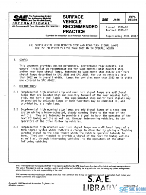 SAE J 186 Series PDF