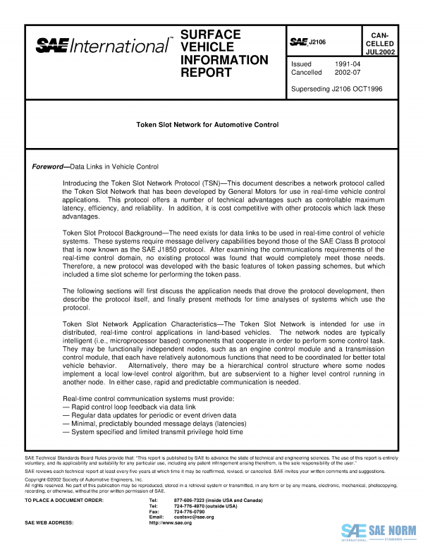 SAE J 2106 Series PDF