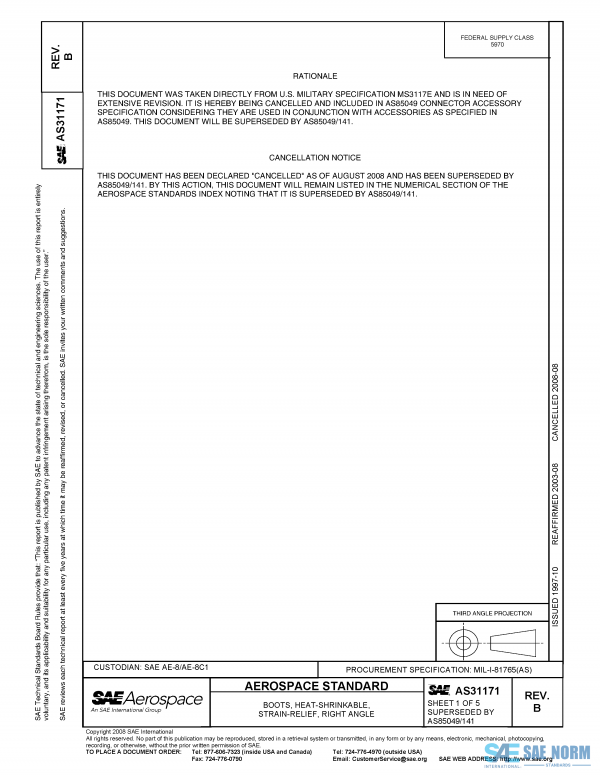 SAE AS 31171 Series PDF