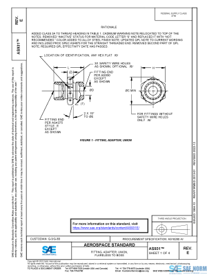 SAE AS 931 Series PDF