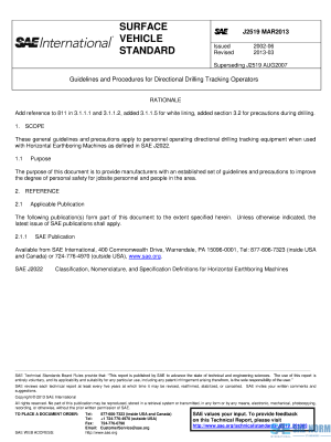 SAE J 2519 Series PDF