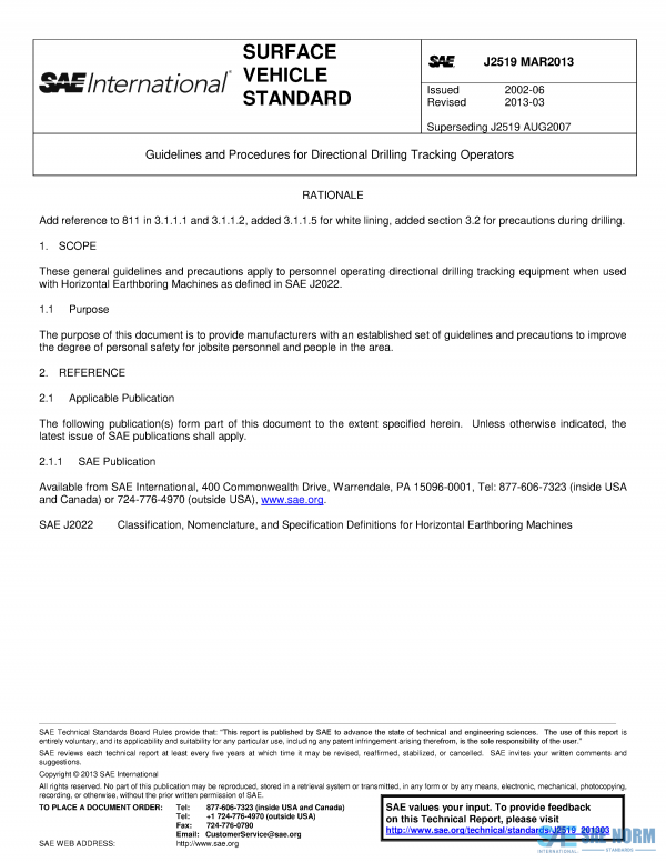 SAE J 2519 Series PDF