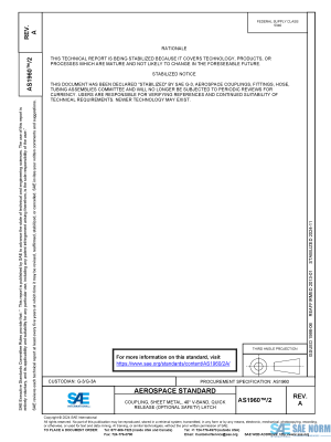 SAE AS 1960/2 Series PDF