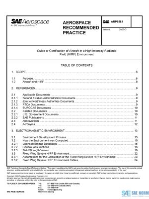 SAE ARP 5583 Series PDF