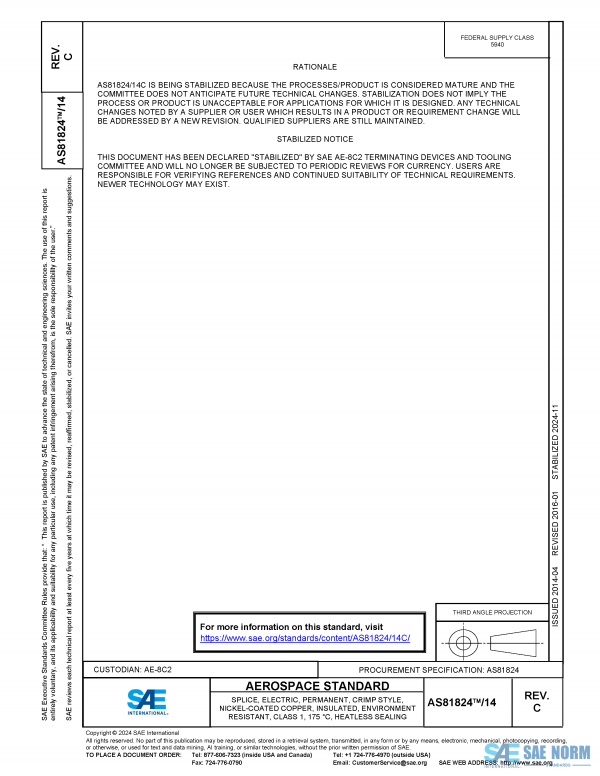 SAE AS 81824/14 Series PDF