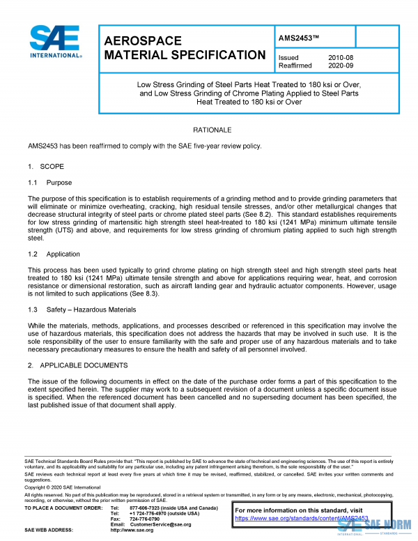 SAE AMS 2453 Series PDF