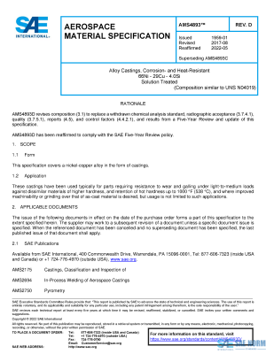 SAE AMS 4893 Series PDF