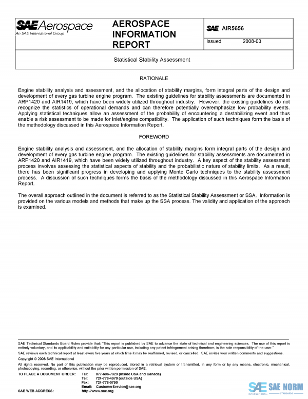 SAE AIR 5656 Series PDF