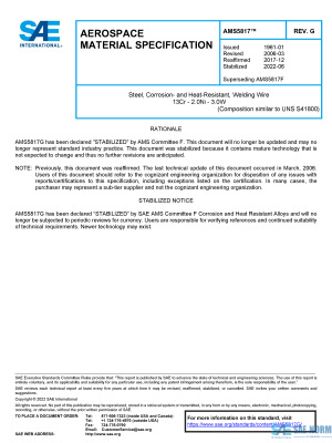 SAE AMS 5817 Series PDF