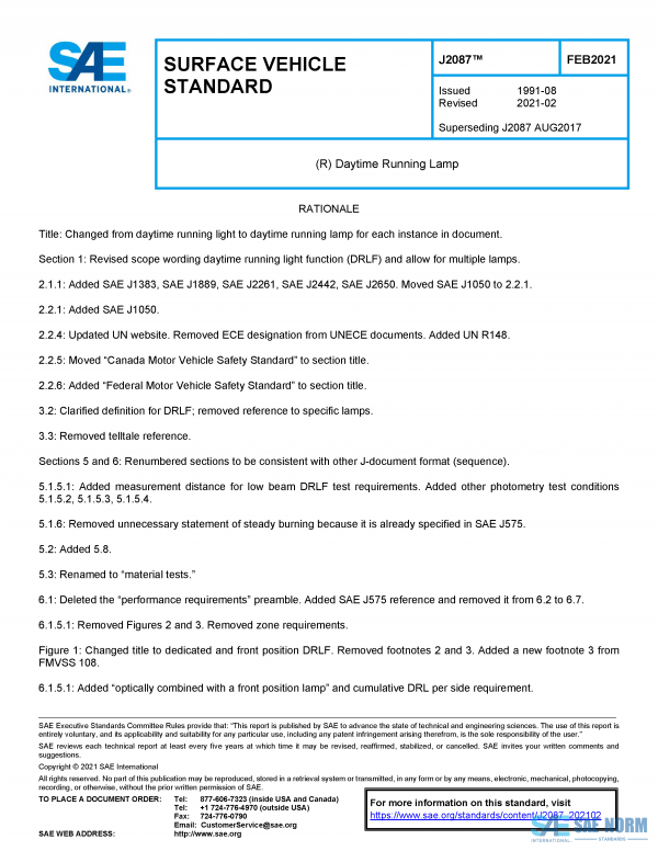 SAE J 2087 Series PDF