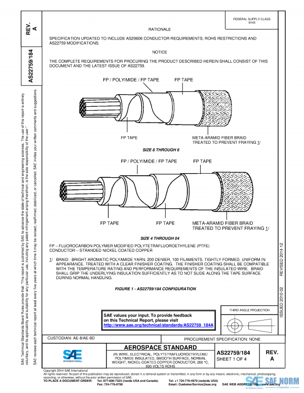 SAE AS 22759/184 Series PDF