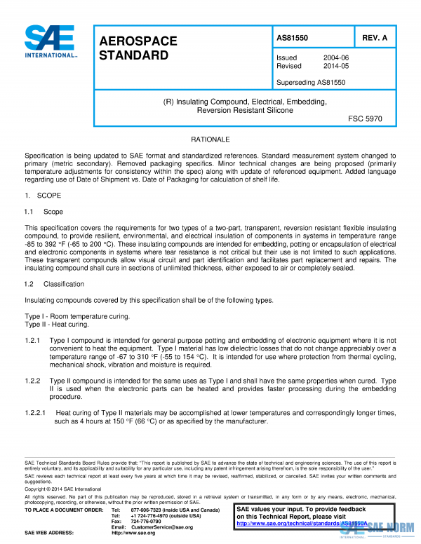 SAE AS 81550 Series PDF