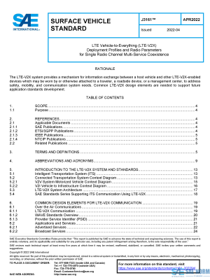 SAE J 3161 Series PDF