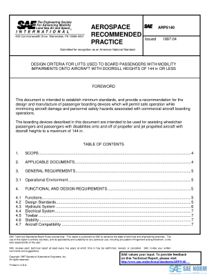 SAE ARP 5140 Series PDF