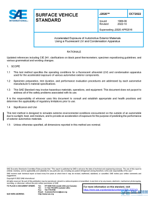 SAE J 2020 Series PDF