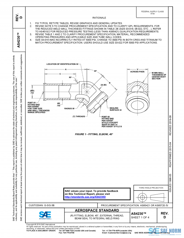 SAE AS 4230 Series PDF