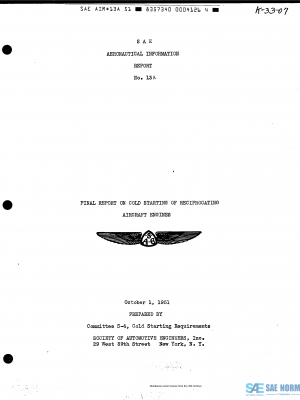 SAE AIR 13 Series PDF