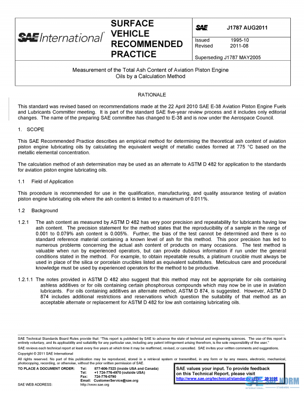 SAE J 1787 Series PDF