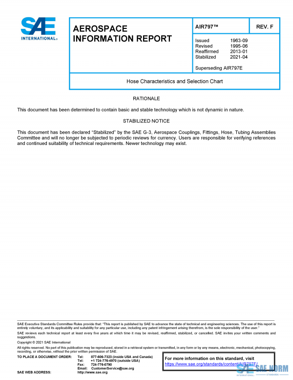SAE AIR 797 Series PDF