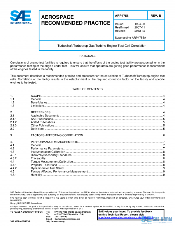 SAE ARP 4755 Series PDF