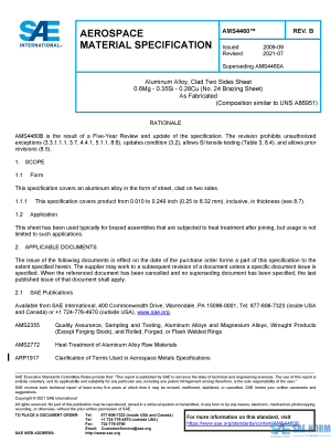 SAE AMS 4460 Series PDF