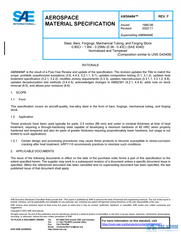 SAE AMS 6484 Series PDF