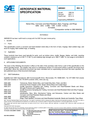 SAE AMS 5891 Series PDF