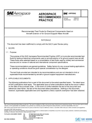 SAE ARP 5062 Series PDF