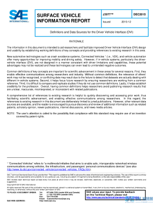 SAE J 3077 Series PDF