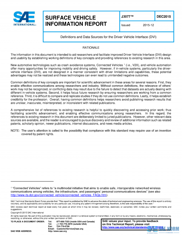 SAE J 3077 Series PDF
