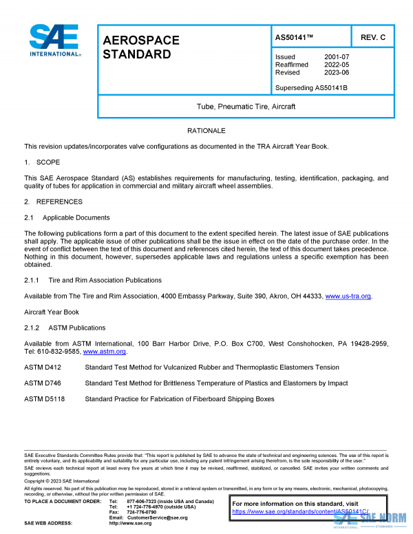 SAE AS 50141 Series PDF