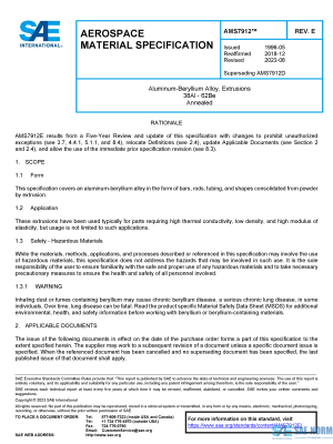 SAE AMS 7912 Series PDF