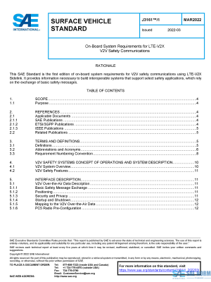 SAE J 3161/1 Series PDF