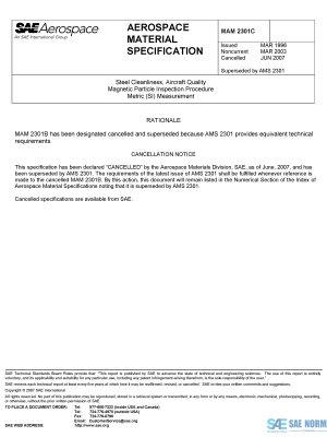 SAE MAM 2301 Series PDF