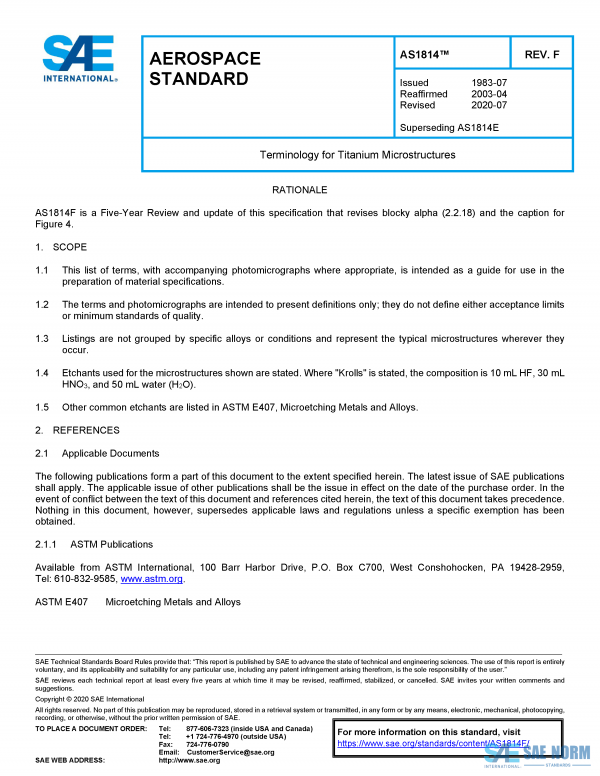 SAE AS 1814 Series PDF