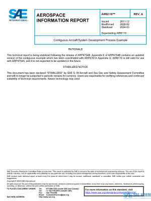 SAE AIR 6110 Series PDF