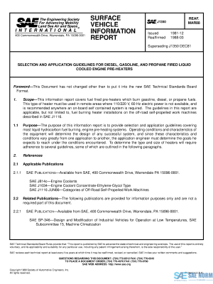 SAE J 1350 Series PDF