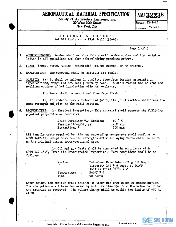 SAE AMS 3223 Series PDF