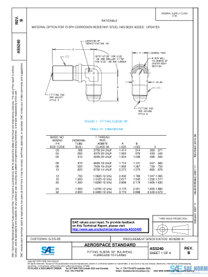 SAE AS 5240 Series PDF