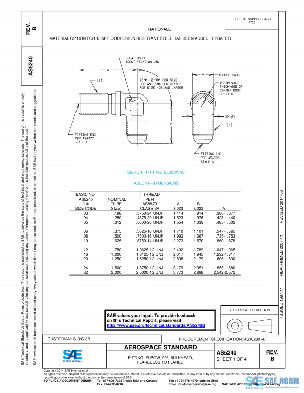 SAE AS 5240 Series PDF