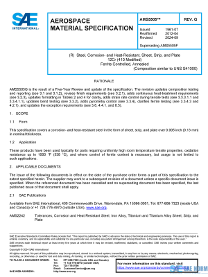 SAE AMS 5505 Series PDF
