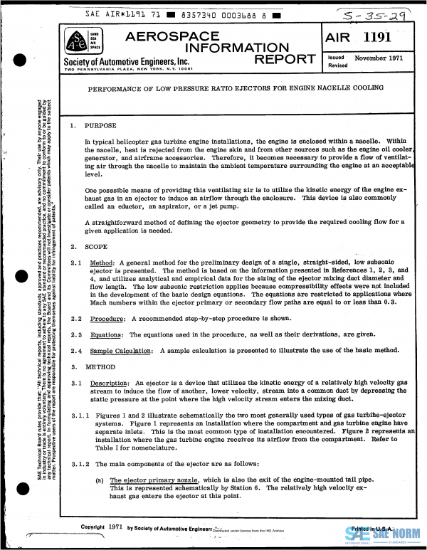 SAE AIR 1191 Series PDF
